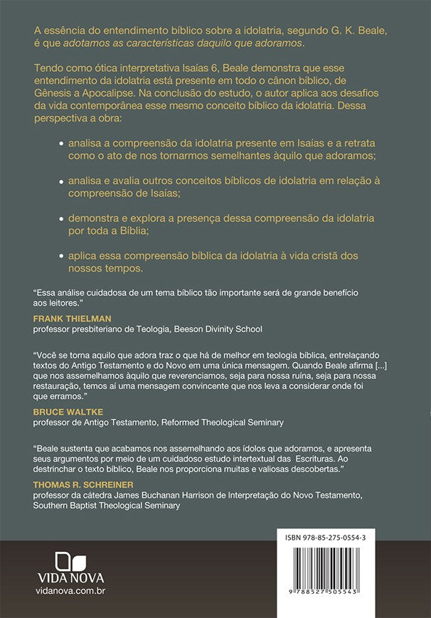 Voce se Torna Aquilo que Adora - contracapa