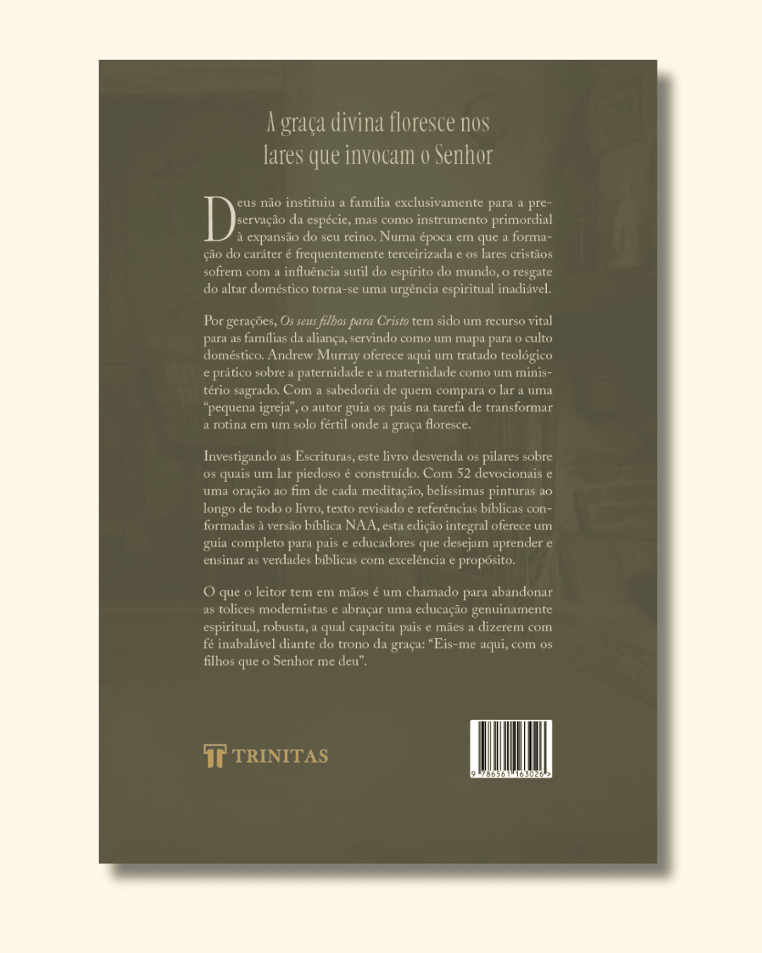 Os Seus Filhos para Cristo - contracapa